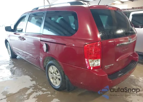 2012 Kia Sedona Lx из США, поврежденный, VIN KNDMG4C71C6429498